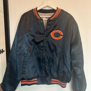 Vintage Chicago Bears Locker Line Jacket. XL. Satin snap button